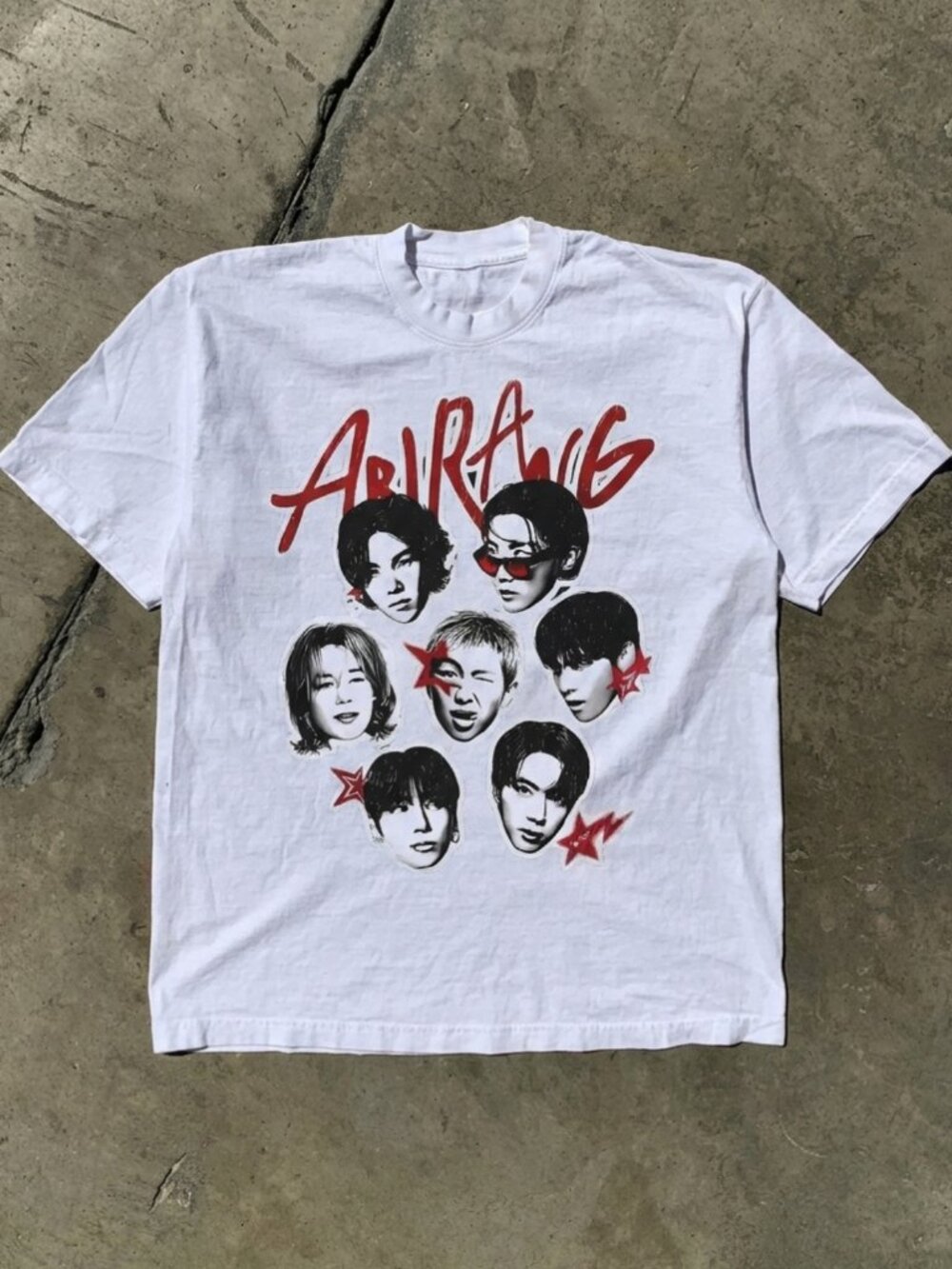 BTS T-shirt Reprint, Kpop Tee, Bangtan Members Shirt,